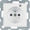 Gniazdo pojedyncze z/u LED z podwyższoną ochroną styków śnieżnobiały mat S.1/B.1/B.3/B.7 Glas 6765091909