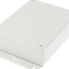 ABS enclosure, (L x W x H) 120 x 94 x 34 mm, light gray (RAL 7035), IP54, 1591GF2GY