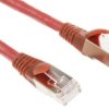 Kabel kategorii 6, Czerwony, Wtyk RJ45/męski RJ45dł.: 10m, mat. koszulki: LSZH
