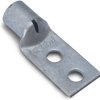 Uninsulated rectangular contact tab with hole, 34-35 mm², AWG 2, 9.91 mm, 326799