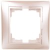 DOMO Ramka pojedyncza pozioma Perłowy biały 011460030 24998