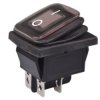 Przełącznik duży 12V SW-KCD2-DC czarny