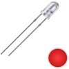 LED, THT, Ø 3 mm, red, 625 nm, 2500 mcd, 25°, 2111O173