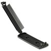 Flat cable clip, with high-performance adhesive, PA, black, self-adhesive, (L x W x H) 86 x 25 x 14.8 mm, 151-03681