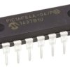 Mikrokontroler Microchip PIC16F PDIP 18-pinowy Otwór przezierny PIC 1024 x 14 słów, 64 x 14 słów 8bit CAN: 4MHz RAM:68