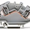 2-wire feed-through terminal, spring-clamp connection, 0.2-6.0 mm², 1 pole, 41 A, 8 kV, gray, 782-601