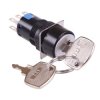 AS6M-21KT2PBC 2 Position 16mm Momentary Key Switch DPDT IDEC