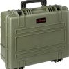 Explorer Cases Walizka outdoorowa 4820HL.G green with pick & pluck foam (S x W x G) 48 x 37 x 21 cm oliwkowo zielony 482