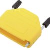 encitech DPPK25-Y-K 6353-0105-03 Obudowa złącza D-SUB Ilość styków: 25 tworzywo sztuczne 180 ° żółty 1 szt.
