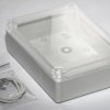ABS enclosure, (L x W x H) 145 x 105 x 40 mm, light gray (RAL 7035), IP65, RP1205C