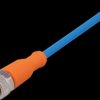 Sensor actuator cable, M12 cable socket, straight, A to open end, 5 pole, 2 m, PUR, blue, 1 A, ENC07A