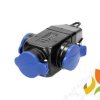 Rozgałęźnik 3 gniazda okrągłe 3x2P+Z 250V 16A IP44 OR-AE-1346 ORNO