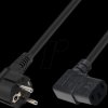 7134-1,8M Power cable CEE 7/7 to C13, 1.8 m, black