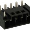 Łączówka; rozłączna; 0150-2605; 5 torów; R=5,08mm; 27,9mm; 16A; 300V; przewlekany (THT); proste; otwór okrągły; wtykany; czarny;
