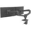 Ergotron 45-245-224 LX Dual Arm Desk Mount Black Height-adjustable 15"-27"