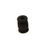 Wibroizolator 13mm/9mm - silikonowy - czarny - tłumik drgań, damper, amortyzator - 1 szt