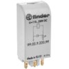 Moduł EMC LED zielony + dioda 110-220V DC polaryzacja A1+ 99.02.9.220.99