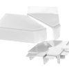 Naroże płaskie 40x 16mm 90 biały 40X16 033328