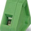 PCB terminal, 1 pole, pitch 7.62 mm, AWG 24-14, 16 A, spring-clamp connection, green, 1706730