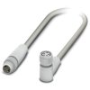 Przewód czujnik-siłownik Złącze A M8 liczba rdzeni 4 długość 3m Rodzaj A Męskie Złącze B M8
