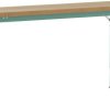 Grundwerkbank PROFI Spezial mit massiver Bucheplatte, BxTxH = 1250 x 700 x 740-1040 mm Manuflex WP6042.0001
