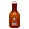 LabGlass Amber Reagent Bottle Narrow Mouth, Polypropylene Stopper 60ml, 14/23
