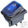 Przełącznik hermetyczny KCD2B-230V 16A/250VAC;podśw. niebieski;ON-OFF;