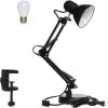 Lampka biurkowa czarna E27 z klipsem kreślarska AJJ-LB-E27 TradElectra