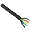 Rubber sheathed cable H05RR-F 3 G 1.5 mm², unshielded, black, 1031021-001