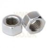 M4 BZP steel plain nut - 10 pack