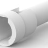 Plug housing, 1 pole, pitch 6.3 mm, straight, natural, 770064-1