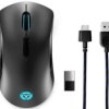 Lenovo Legion M600 bezprzewodowa mysz do gier, oburęczna, RF + Bluetooth + USB-C, optyczna, 16000 DPI