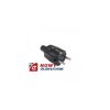 Wtyk typu niemieckiego 16A/230V (gumowy czarny)2209