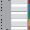1289-00-00 Cardboard dividers, A4, (1-5), multi-coloured