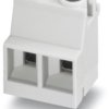 PCB terminal, 2 pole, pitch 7.5 mm, AWG 24-14, 24 A, screw connection, light gray, 2199676