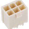 Wtyk PCB 6-pinowe raster: 4.2mm 2-rzędowe Molex Przewlekany 8.0A 600.0 V.