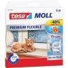 tesa 05417-00100-01 tesamoll Draught excluder flexible white 6m x 9mm adhesive