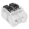 Szybkozłączka z dźwignią 2x 0,2-4mm2 bezhalogenowa 2054422 /100szt./