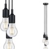 Paulmann Ketil 50382 Lampa sufitowa, podwieszana LED E-27 czarny