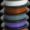 PVC-stranded wires kit, 5 colors á 10 meter, LiYv, 0.25 mm², 14 x 0.15 mm, outer Ø 1.3 mm, BYB-5-92F536