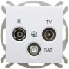 Sentia Gniazdo antenowe RD/TV/SAT końcowe bez ramki IP20 białe 1453-10