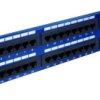 Panel 19, 48 x RJ45 UTP kat. 5e (2U) niebieski DCN/PPFA652K488C5E