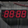 Red 7-segment clock display - 1.2
