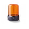 Lampa sygnalizacyjna LED 24 V AC/DC Ściemnianie, błyskanie, Pulsacyjne, Obrotowe, Stałe, Stroboskop Pomarańczowy Montaż