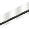 Pin header, 30 pole, pitch 2.54 mm, straight, black, 10046882
