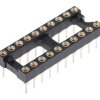 Podstawka DIL 2.54mm Pitch 7.62mm Row Spacing 20 Way, Przepust Toczony Pin E-TEC