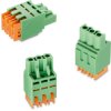 Insulation displacement connector, 3 pole, pitch 5.08 mm, straight, green, 691358710003