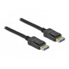 Delock 80262 DisplayPort Cable 10K 60Hz 54 Gbps ABS Housing 2 m Black