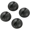 TruComponents 41014 Cable mount Self-adhesive Ø9mm Blk 4pcs