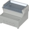 ABS/PC enclosure, (L x W x H) 121 x 161 x 166 mm, light gray (RAL 7035), IP65, 41171109